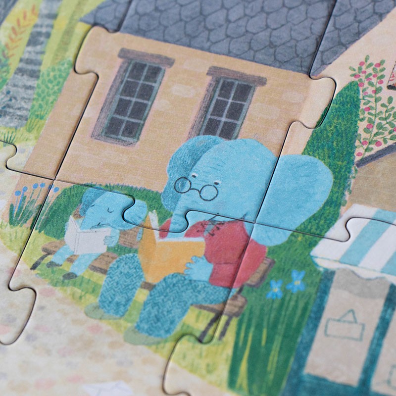 puzzle y juego de historias